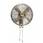 Anemos Beetle Brass Wall Fan 12”