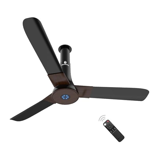 Atomberg Studio+ BLDC Motor Ceiling Fans With Remote Control | Upto 65% Energy Saving High Speed Fan with LED Lights | 2+1 Year Warranty