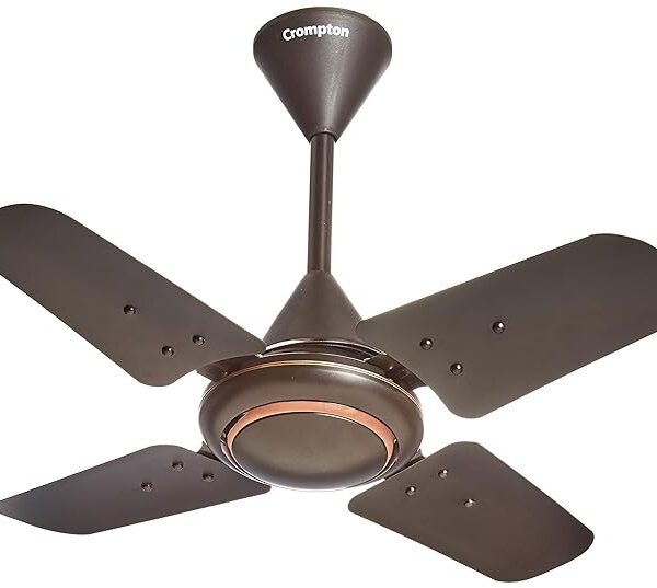 Crompton Ariyabriz 600 mm (24 inch) High Speed 4-Blade Anti Rust Small Ceiling Fan