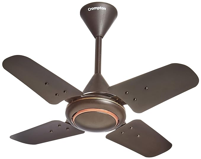 Crompton ARIYABRIZ Prime Drak Resin 1 Crompton Ariyabriz 600 mm (24 inch) High Speed 4-Blade Anti Rust Small Ceiling Fan - Image 1
