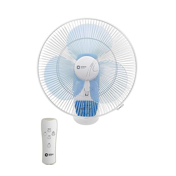 Orient Electric Wall-49 Wall Fan with Remote & Automatic Speed Control (Crystal White)