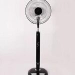 SHA Aerolux Seguro 400mm Pedestal Fan With Remote (Black)