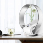 Wadbros WOW Bladeless Surface/Wall-Mounted Personal Cooling Fan with Remote