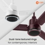Orient Electric Ujala Prime 5 Star 1200 mm BLDC Motor with Remote 3 Blade Ceiling Fan  (Brown, Pack of 1) - Image 3