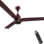 Orient Electric Ujala Prime 5 Star 1200 mm BLDC Motor with Remote 3 Blade Ceiling Fan  (Brown, Pack of 1)